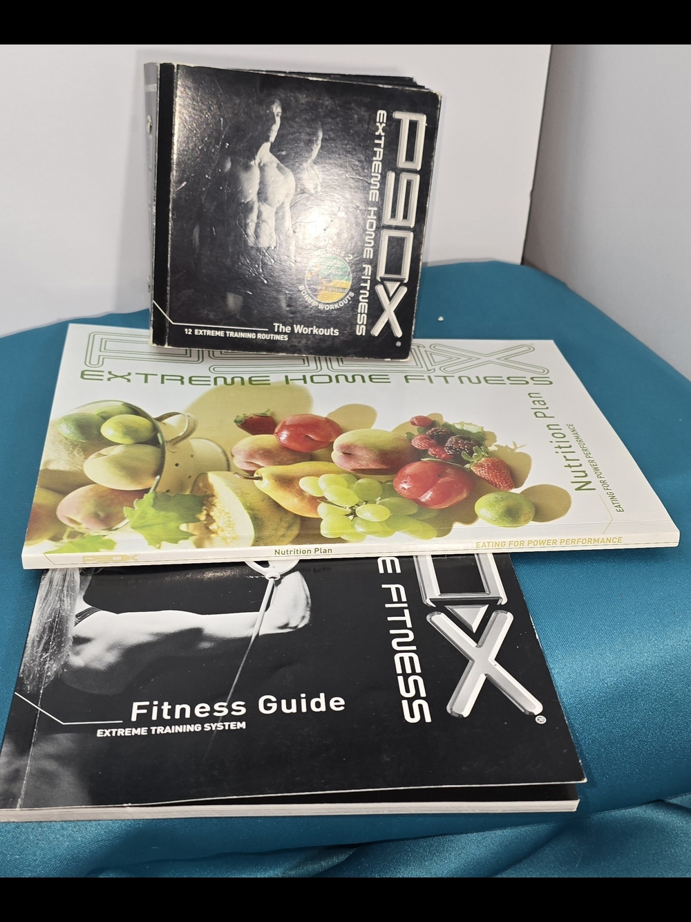 Fitness Guide & Nutrition Plan - Extreme Home Fitness (Black/White/Cyan)